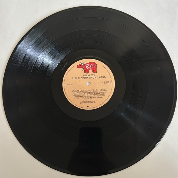Eric Clapton - Backless - vintage vinyl record - condition is VG - Picture 4 of 5
